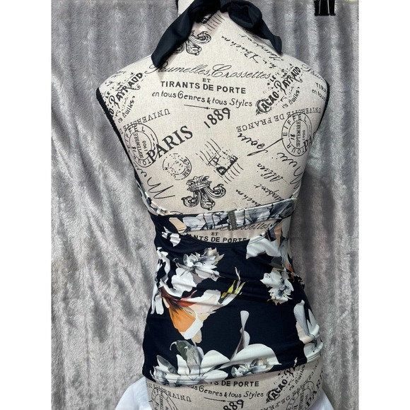 Athleta Swimsuit Top Tankini Floral‎ Print Women's Size 32D/DD - Picture 4 of 5